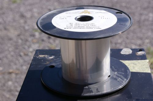 Indium Foil Roll (77umx64mmx15.25M) (0.003&#034;x2.5&#034;x50ft)$2,000 below street price!