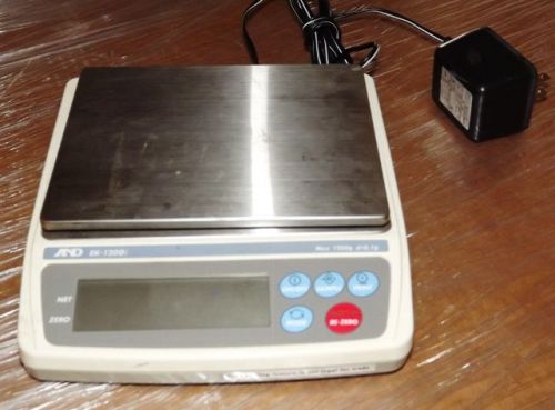 AND EK1200i Jewelry Scales with Ac Adapter