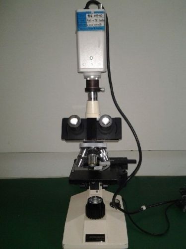 Toshiba microscope trinocular ccd(used,goodcondition) x40/x100/x400/x1000 rbc/em for sale
