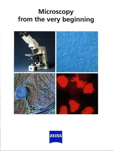 Microscopy from the very beginning by zeiss for sale