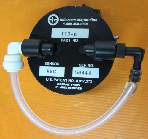 Interscan corporation 1-800-458-6153 part no 117-h sensor vsc for sale