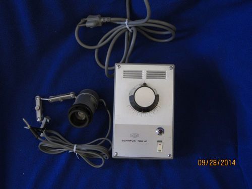 Olympus optical tokyo tf microscope lamp light &amp; transformer power supply for sale