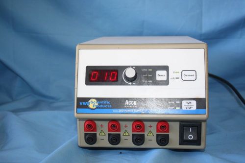 Vwr accupower 300 power supply gel electrophoresis 300v 4-line  j for sale