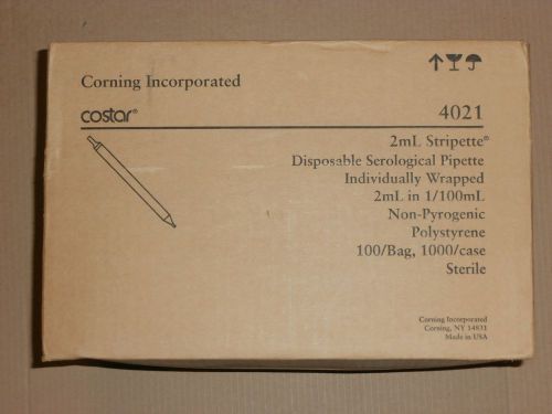 Costar 4021 2 ml Stripette Serological Pipette, Individually Wrapped