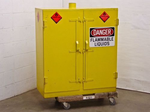 Yellow  40 x 36 x 16 Storage Cabinet Flammable Liquid