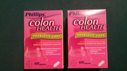 120 CAPS BRAND NEW SEALED Phillips Colon Health Daily Probiotic Supplement