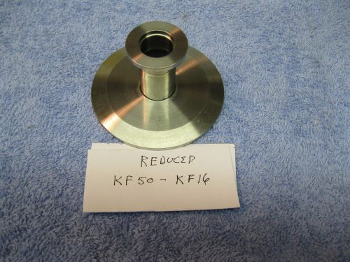 Stainless steel kf/nw-50 kf/nw-16 conical reducer vacuum fitting flange adapter for sale