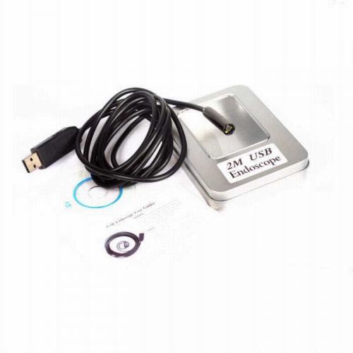 Usb borescope endoscope 2m home waterproof inspection tube camera newest t87s for sale