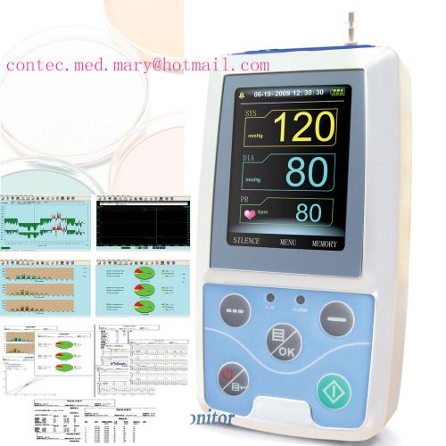 CONTEC Ambulatory Blood Pressure Monitor +USB Software Hot sale 24h NIBP Holter.