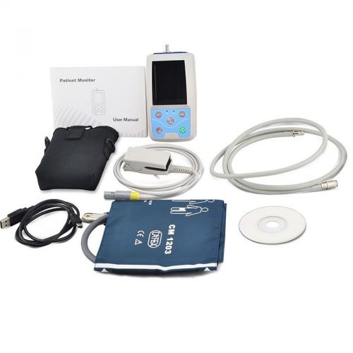 2015 updated software ambulatory blood pressure monitor+automatic 24h+ spo2 bp for sale