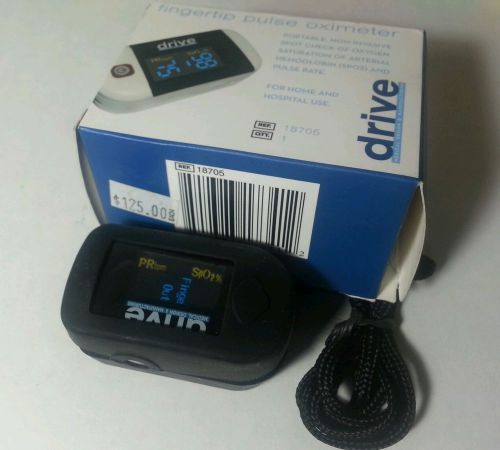 Fingertip pulse oximeter heart rate monitor oxygen level was 125.00 Drive new.