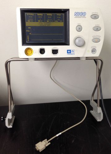 Novametrix nico 7300 non-invasive cardiac output monitor cardiopulmonary system for sale