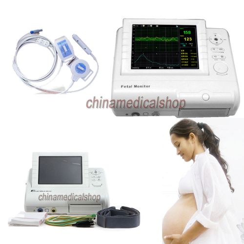 *CE* 24h monitoring Maternal&amp;Fetal Monitor,FHR wave,Fetal move,TOCO,with Printer