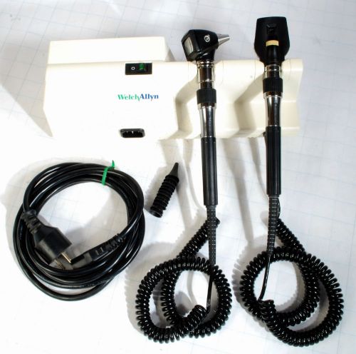 WELCH ALLYN SERIES 767 WALL MOUNT OTOSCOPE 25020A / 11600 OPHTHALMOSCOPE