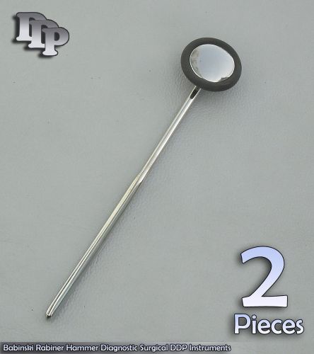 2 Pieces Of Babinski Hammer Diagnostic Surgical DDP Instruments