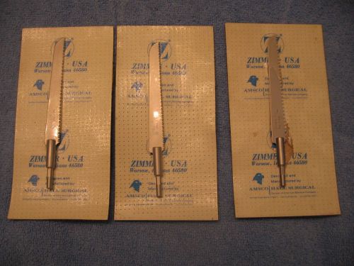 Three (3) Zimmer Hall Amsco 1384-39 Medical Surgical Supply orthopedic NOS