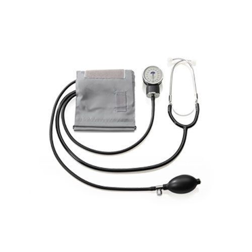 LifeSource UA101 Manual Aneroid Blood Pressure Kit with Attached Stethoscope
