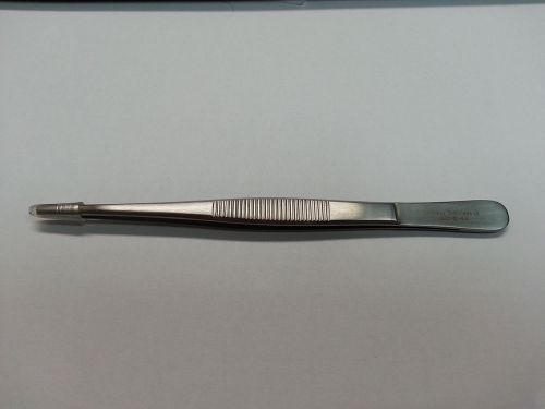 Tissue Forceps 1 X 2 teeth, standard pattern serrated handles, 5-1/2&#034; (14 cm)