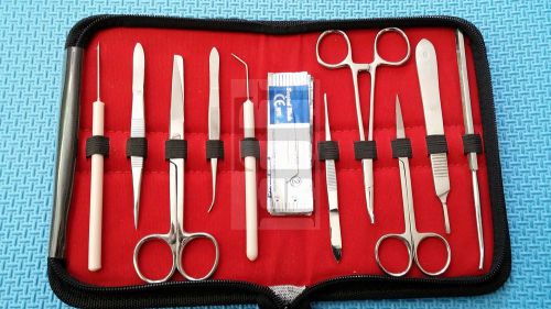 20 PCS ADVANCED BIOLOGY LAB ANATOMY MEDICAL STUDENT DISSECTING DISSECTION KIT...