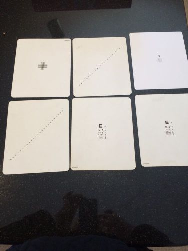 Optometry Near Point Cards, Set Of 6