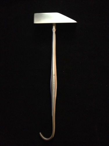 STAINLESS GERMANY Autopsy Mallet Metal With Hook Excellent Condition