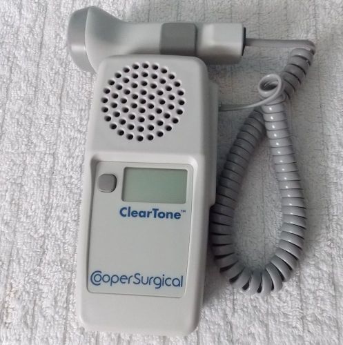 Cooper Surgical Cleartone HandHeld Fetal &amp; Vascular Doppler CT250 UltraSound 3MZ