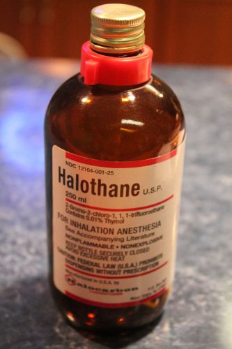 Anesthesia Halothane Bottle-Empty