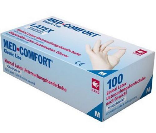 AMPri 100 St. Med Comfort Latex Einmalhandschuhe gepudert Grosse XL