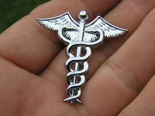 ~ doctor - nurse medical logo lapel pin * high quality * doctor&#039;s caduceus badge for sale