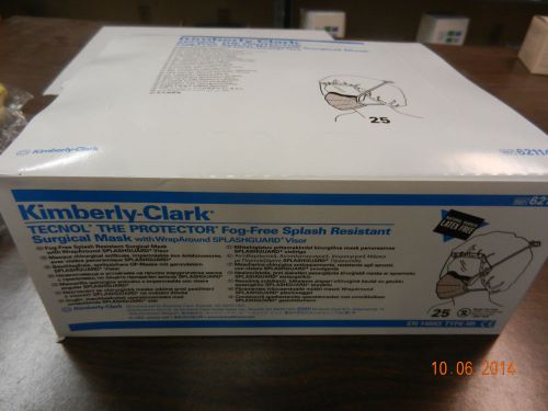 Kimberly Clark 62214 Protector Surgical Mask Splash Resistant  25pcs
