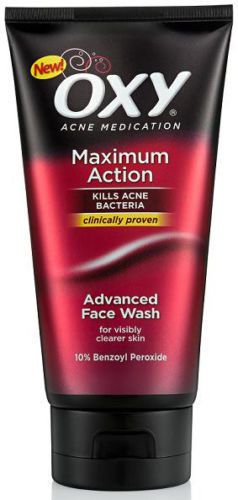 Oxy Maximum Daily Face Wash Acne Treatment 10% Benzoyl Peroxide 5 oz