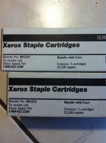 Xerox 8R2253 staples 5 total cartridges 2 boxes