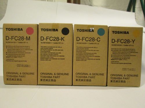Genuine Toshiba developer D-FC28 (Y,M,C &amp; K)