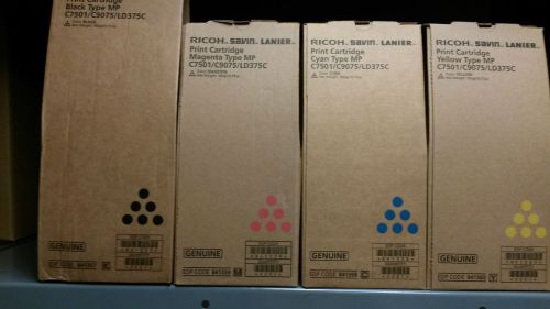 Ricoh Color Toner Set C7501/C9075/LD375C Set for MPC6501 C7501 LD365C LD375C