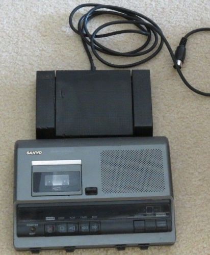 SANYO Memo-Scriber TRC 6030 Microcassette Transcribing Transcription Machine