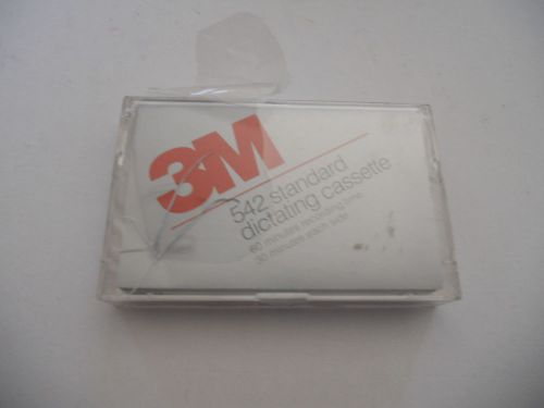 3M 542 Standard Dictation Cassette 60 min. recording time 30 minutes each side
