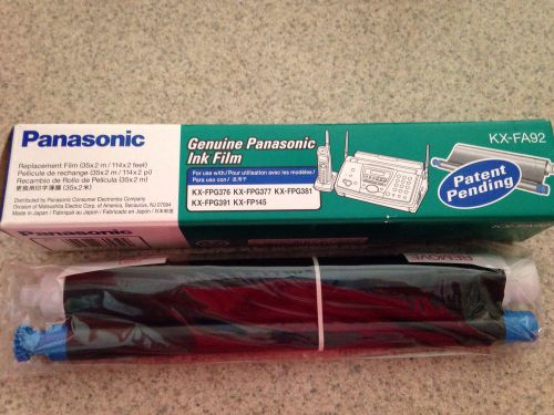 Brand New Genuine Panasonic KX-FA92 Ink Film 1 Roll