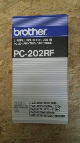 BROTHER PC-202RF, two refill rolls for use in PC-201 printing cartridges