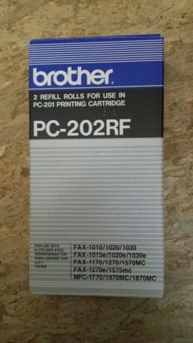 BROTHER PC-202RF, two refill rolls for use in PC-201 printing cartridges