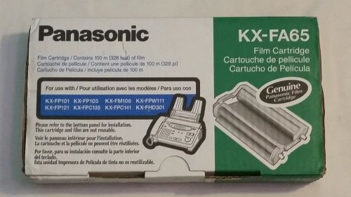 Panasonic Film Cartridge KX-FA65 Genuine New in Box KXFA65 FREE SHIPPING