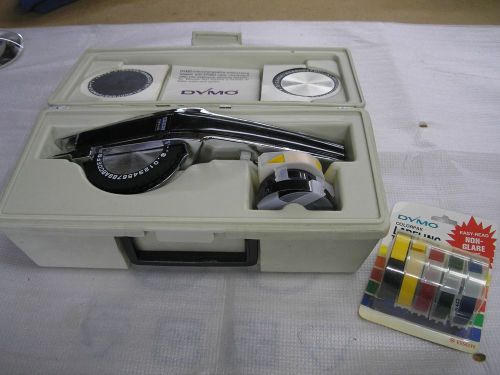 (1)  Used DYMO 1550 DELUXE TAPE WRITER KIT - Label Maker and MORE
