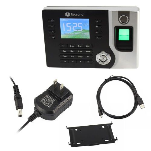Office fingerprint attendance biometric id card reader tcp/ip usb time clock for sale