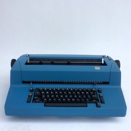 Vt. Blue IBM Selectric II Correcting Typewriter Great Working Condition-Mad Men