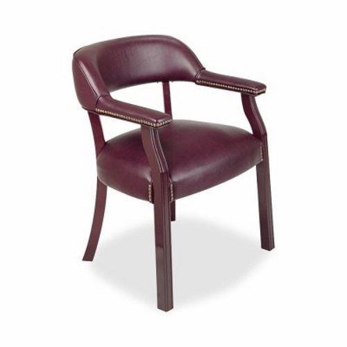 Lorell Captain Chair, Wrap Around Back, 26&#034;x24&#034;x30-3/4&#034;, Burgundy (LLR60600)