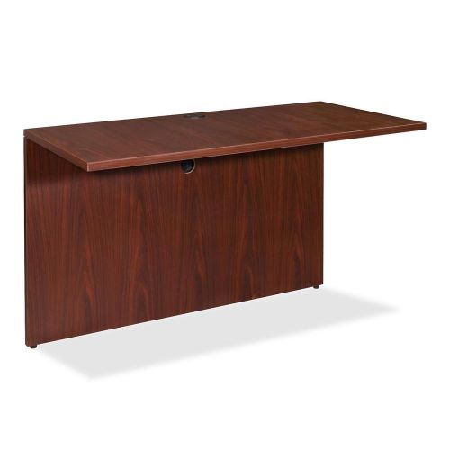 Lorell llr69391 essentials series mahogany laminate desking for sale