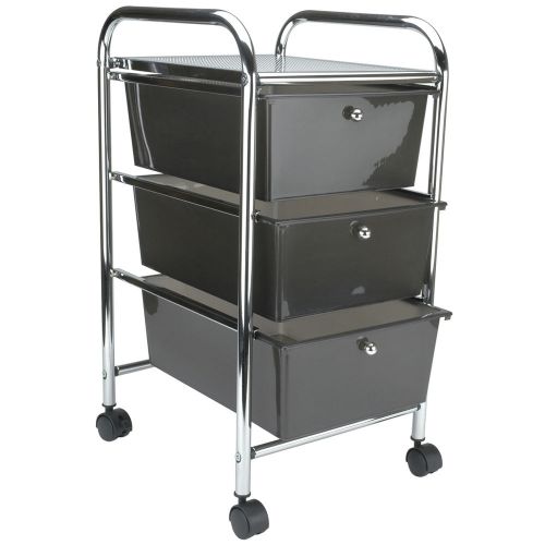 Advantus cropper hopper home center rolling cart w/ 3 drawers ch34006 for sale
