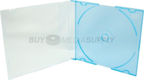 5.2mm Slimline Blue Color 1 Disc CD Jewel Case - 400 Pack