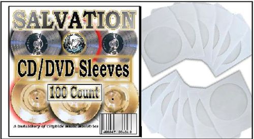 100 CD Sleeves &amp; 100 CD&#039;s,GOD MADE,DVD,SALVATION,CD CASES