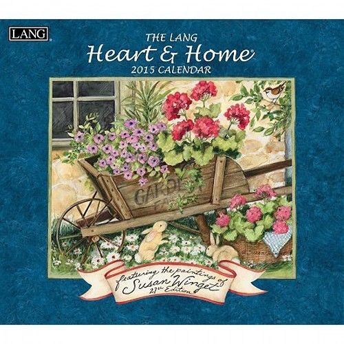 2015 lang wall calendar - heart &amp; home, artwork by susan winget for sale