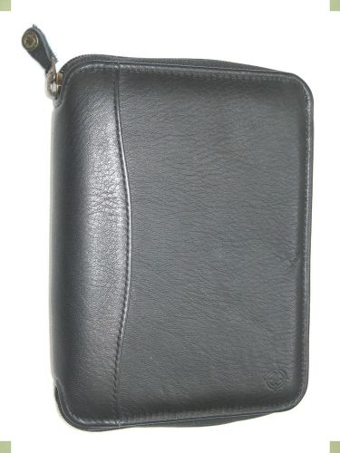 Pocket ~1.0&#034;~ genuine leather franklin covey pda planner zipper binder organizer for sale